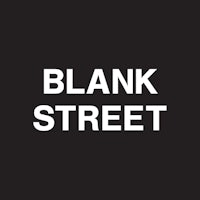 blank street logo on a black background